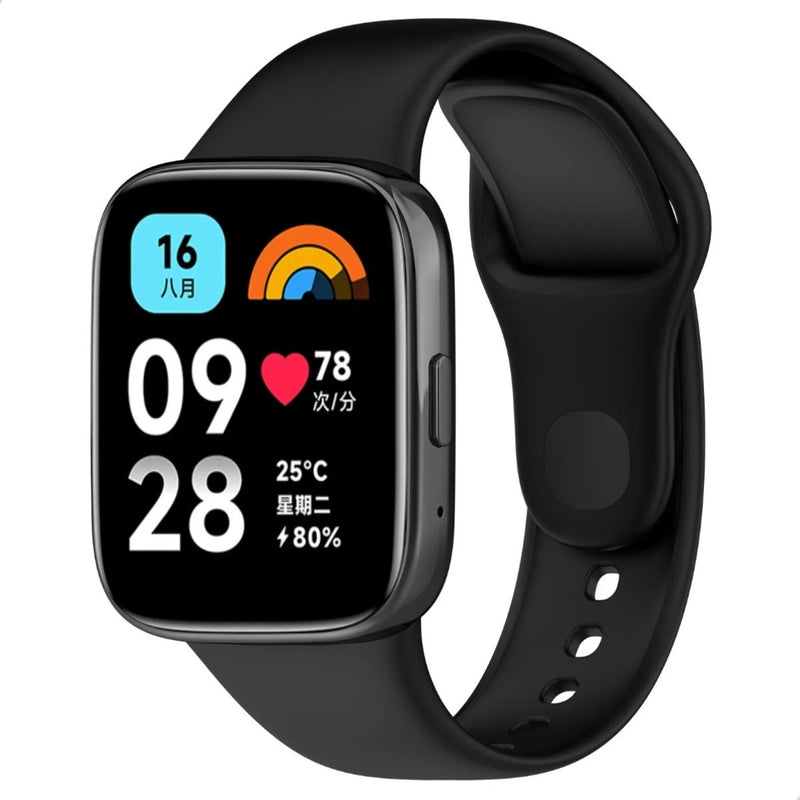 Pulseira De Silicone Sport Para Xiaomi Redmi Watch 3 Active Cor Bege Largura Da Pulseira 20 Mm