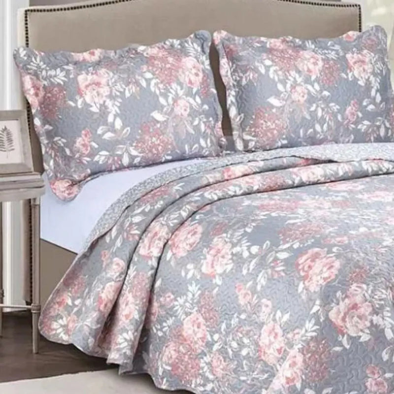 Colcha King Size Estampada Patchwork 2,80 X 2,60m