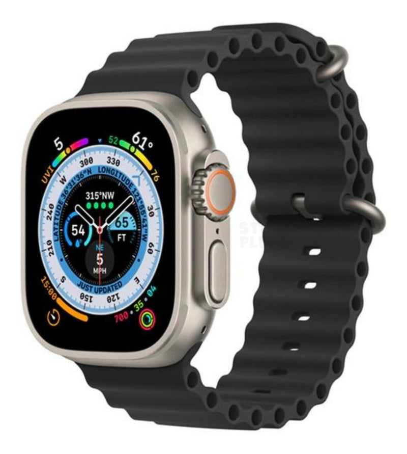 Pulseira Oceano Para Apple Watch Ultra 49mm Cor Lilás