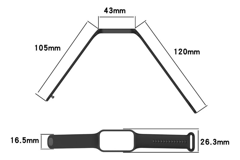 Pulseira De Silicone Colorida Para Xiaomi Mi Band 8 Active Cor Lilás