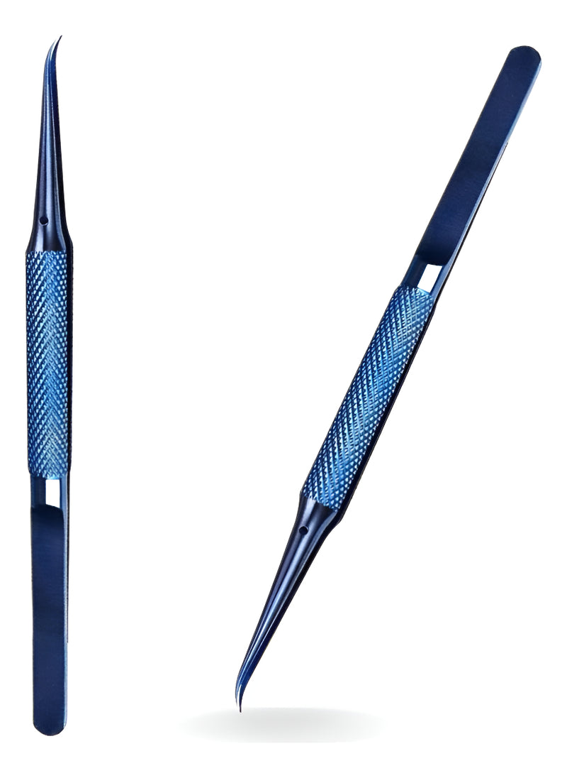 Pinça De Titanio Rt-15c Curva 14cm Profissional