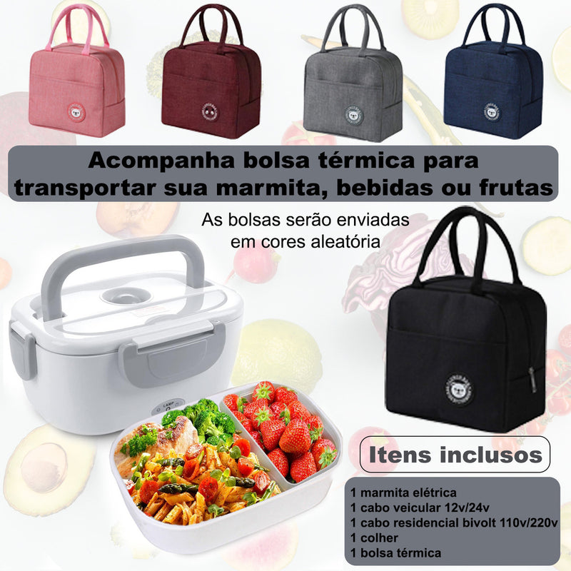 Marmita Elétrica Yonks Bivolt Carro/casa 12v/24v E 110v/220v