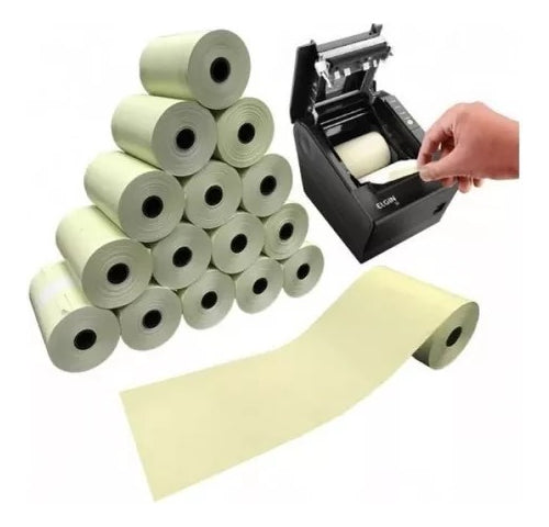 Bobina Térmica 80x30m Pdv - Cx C/ 30 Rolos - Amarela