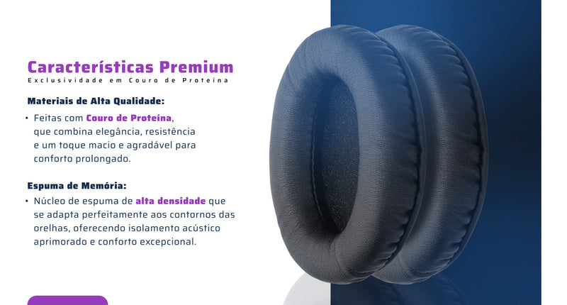 Espumas Earpad Almofadas Par Compatível com Hyperx Cloud Stinger Cloud Cor Preto Couro PU Casa do Periférico