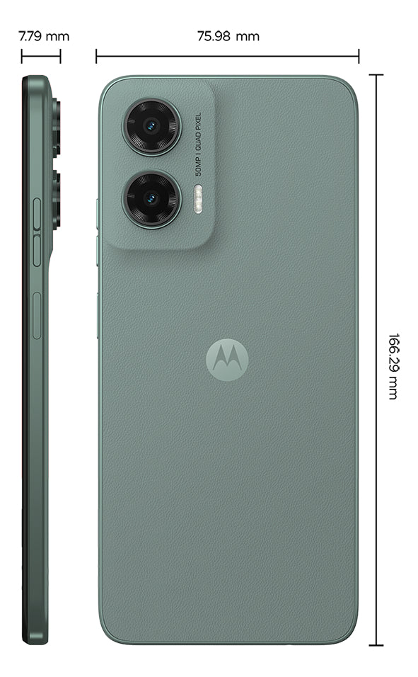 Smartphone Motorola Moto G35 5g - 128gb 12gb (4gb Ram+8gb Ram Boost) E Camera 50mp Com Ai Nfc Tela 6.7 Com Superbrilho - Grafite - Vegan Leather