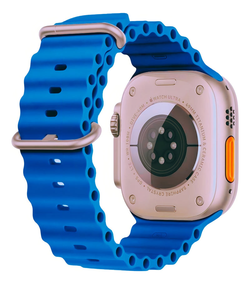 Pulseira Oceano Para Apple Watch Ultra 49mm Cor Rosa-claro