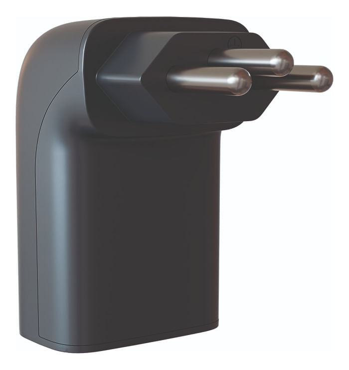 Protetor Dps Com Tecnologia Lcf Iclamper Pocket Fit 3p - 20a Cor Preto Bivolt