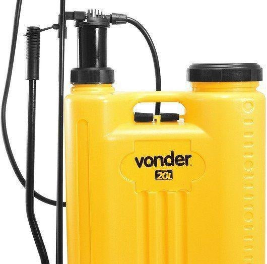 Pulverizador 20 Litros Vonder Máquina Passar Veneno Insetos Cor Amarelo
