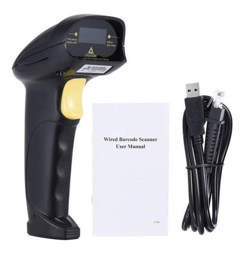 Leitor De Codigo De Barras Com Fio - Sc-2013 Tipo de conector do cabo USB 110V/220V