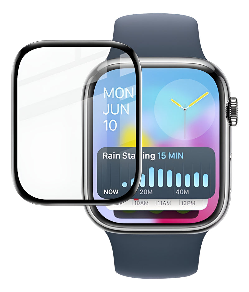 Película 9d Cerâmica Para Apple Watch 38/40/41/42/44/45/49mm