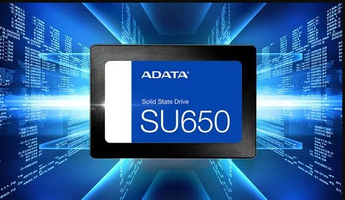 SSD240GB Adata 3 2.5 SU650 ASU650SS-240GT-R 240GB preto