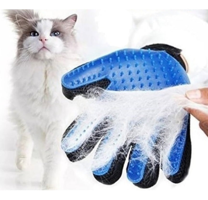 Kit Lava Pet Escova Banho Cachorro Gato Dispenser + Luva Cor Diversas