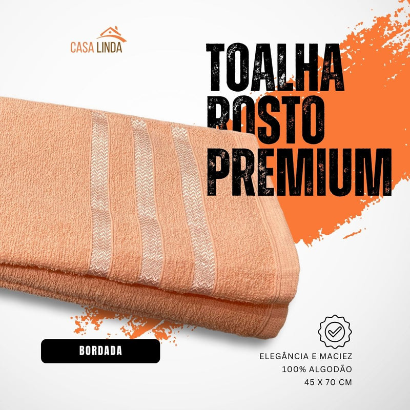 Kit 5 Toalhas De Rosto Para Salão 45x70 - Europa - Color