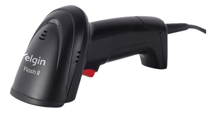 Leitor De Código De Barras Elgin Flash Usb 1d Preto 42flash