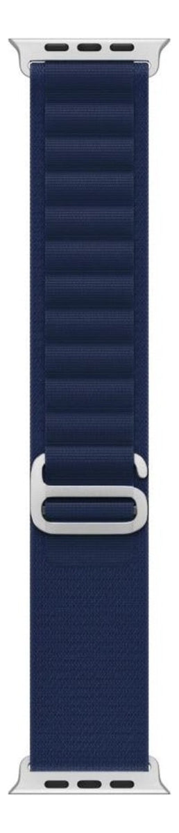 Pulseira Alpine para apple watch ultra 49mm/45mm/44mm/42mm de larguras feita em nylon/ elastano fivela (g-hook loop) cor preto comprimento total 21