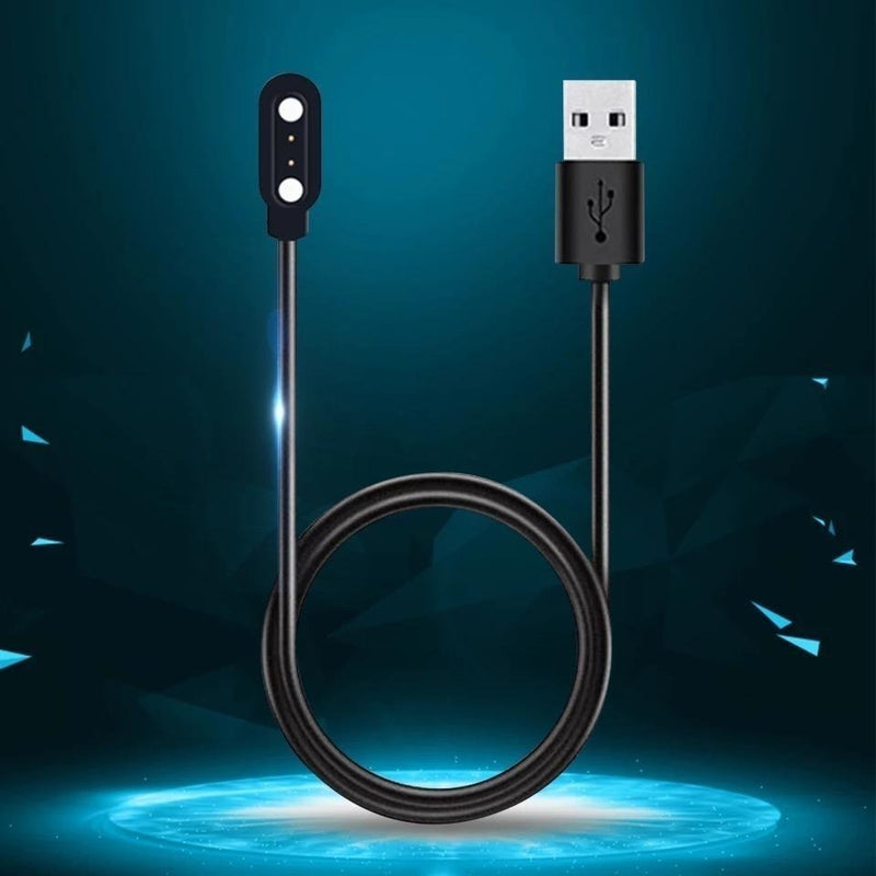 Cabo Carregador Usb Para Mibro Air Smartwatch Magnético Cor Preto