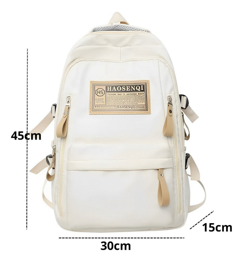 Bolsa Viagem Reforçada Meimi Amores Notebook 15.6 Costa Cor Branco