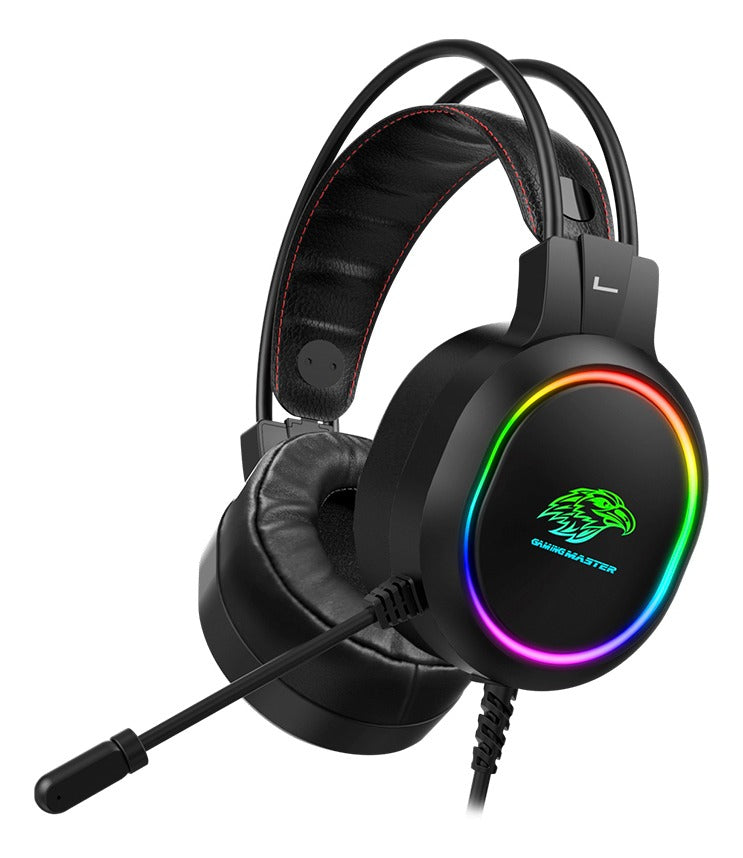 Headset Gamer K-mex Ar43 7.1 Digital Led Rgb Usb