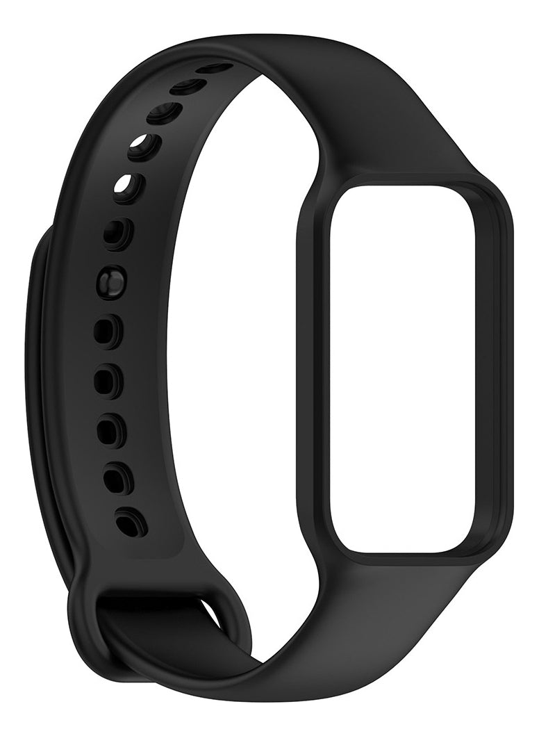 Pulseira De Silicone Colorida Para Xiaomi Mi Band 8 Active Cor Lilás