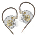 Fone De Ouvido Kz Edx Lite Dj Musical Retorno Palco In-ear Cor Fume