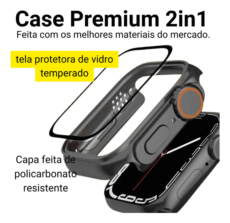 Bumper Capa Aparencia Para Apple Watch 40m 41m 44m 45m 46m