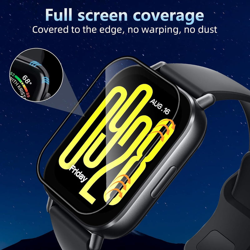 Película 3d 9d Cerâmica Para Redmi Watch 3 4 5 Active Lite