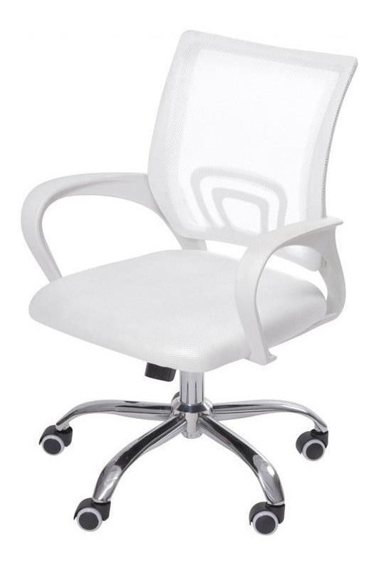 Cadeira de Escritório Pctop Office Fit 1001 9050 Ergonômica Preta com Estofado de Mesh y Tecido