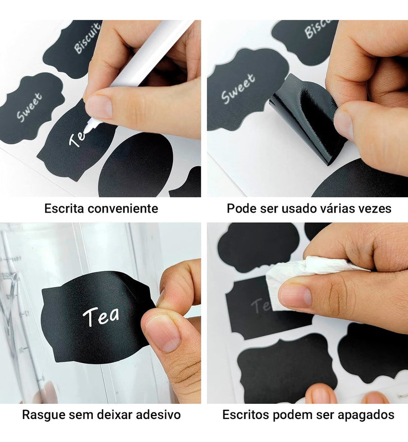 Conjunto 16 Potes Herméticos Croix Empilhavel Tampa E Trava Cor Transparente
