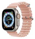 Pulseira Oceano Para Apple Watch Ultra 49mm Cor Rosa-claro