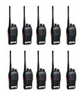 10 Baofeng Rádio Comunicador Walk Talk 777 Alcançe 12km 16ch Bandas de freqüência 400-470MHz Cor Preto