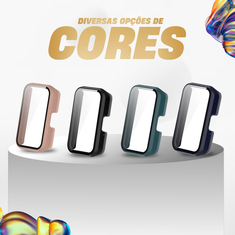 Case Película Compatível Com Samsung Galaxy Fit 3 Smartwatch