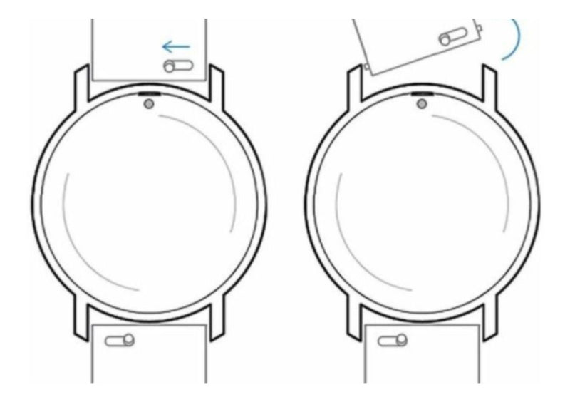 Pulseira Silicone Gold Compatível Amazfit Bip S A1821 20mm Cor Rosa
