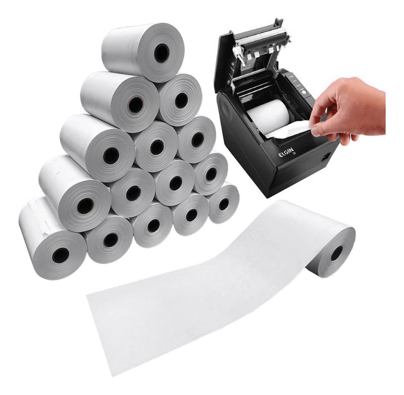 Bobina Térmica 80x30m Pdv - Cx C/ 30 Rolos - Amarela