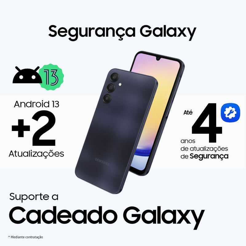 Samsung Galaxy A05s 128 GB Dual SIM Tela Infinita de 6,7'' Cor Violeta 6 GB RAM