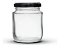24 Potes De Vidro Belém 240ml Com Tampas Metálicas E Lacres Cor Vermelho Xadrez