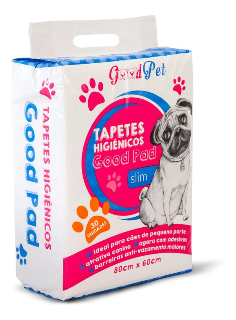 Tapete higiênico Petlike Good Pad 80x60cm 30 unidades