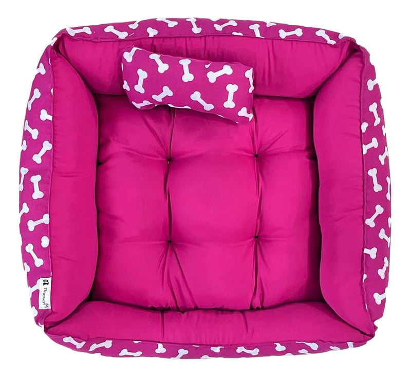 Cama Para Cachorro Gato Caminha Pet 57x53x14 Lavável Máquina