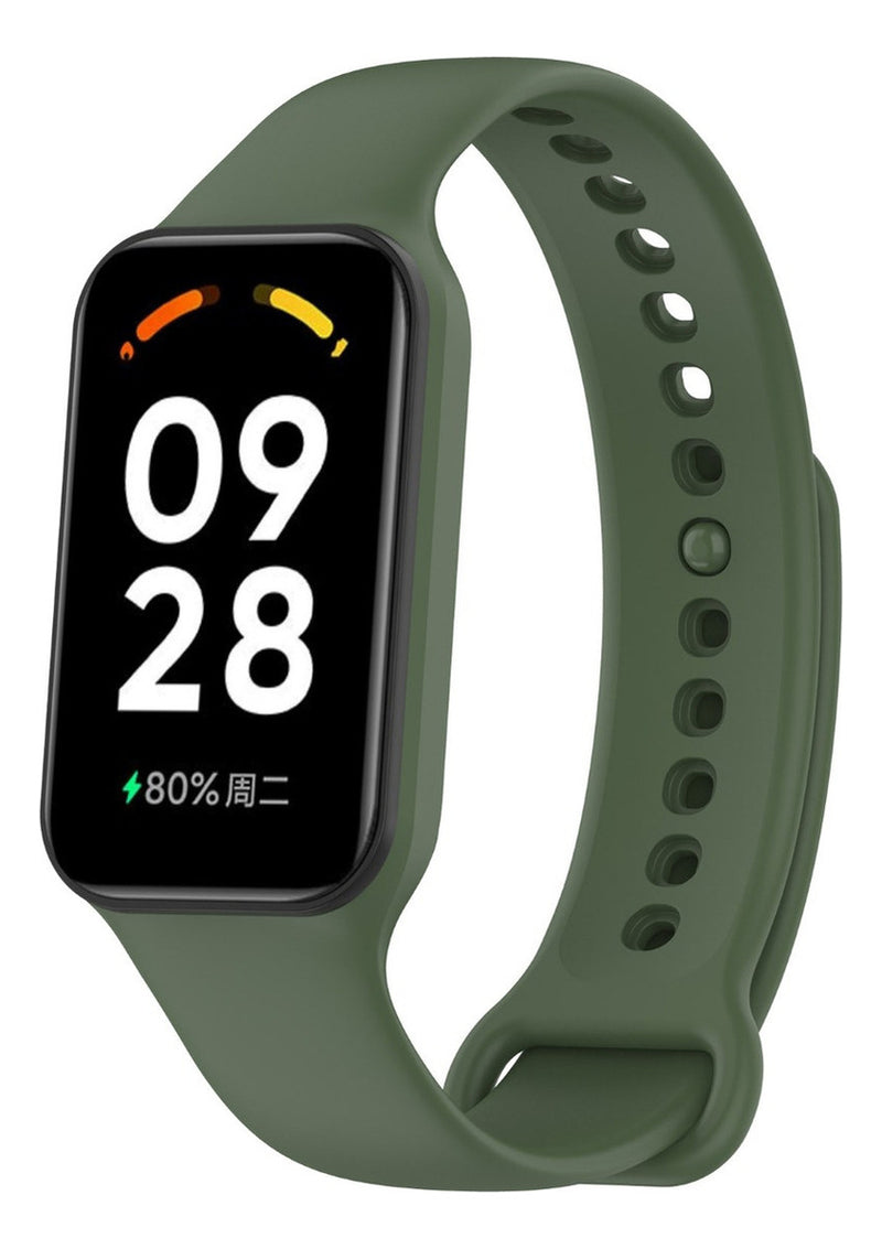 Pulseira De Silicone Colorida Para Xiaomi Mi Band 8 Active Cor Lilás