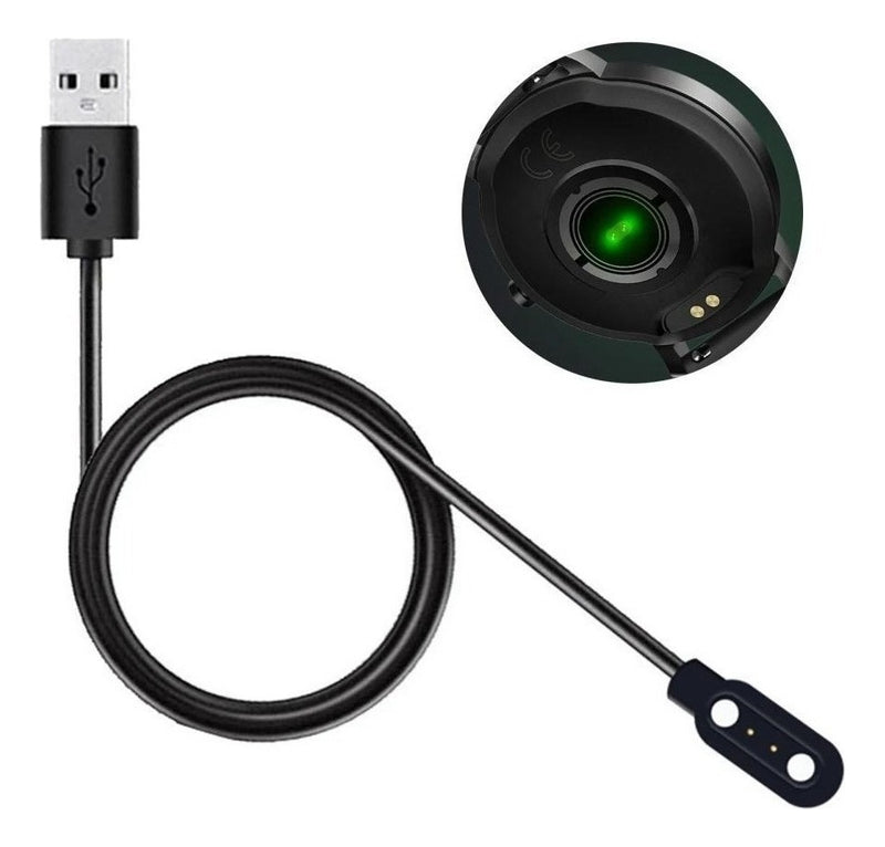 Cabo Carregador Usb Para Mibro Air Smartwatch Magnético Cor Preto