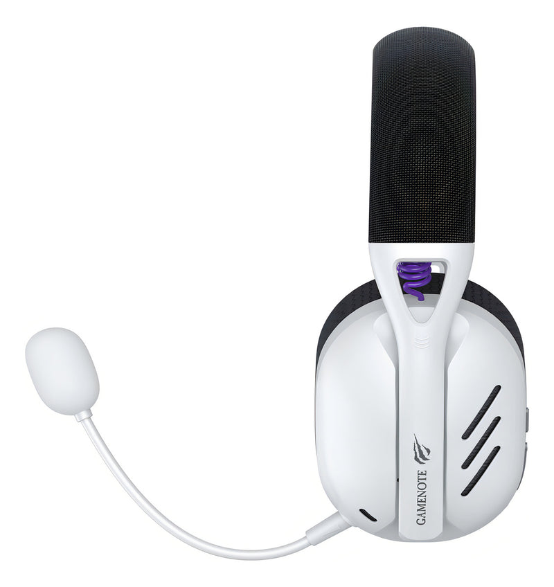 HAVIT Fone de Ouvido Headset Gamer FUXI-H3 Quad-Mode (com fio e sem fio, Wireless 2,4GHz, Bluetooth, Cabo USB-C, Cabo Auxiliar 3.5mm). Surround, Baixa Latência - Preto