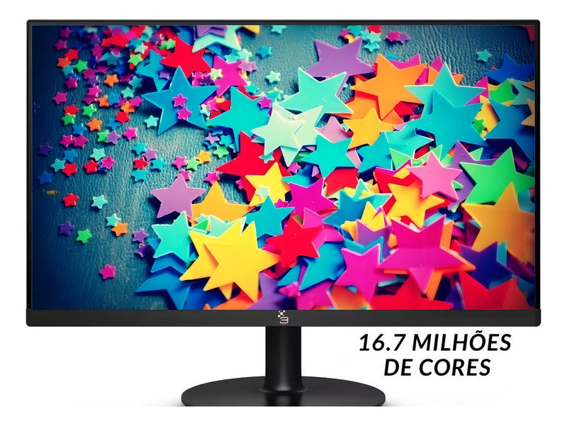 Monitor 19.5 Led 3green 75hz Hd Gamer 2ms Hdmi E Vga Vesa Cor Preto 110V/220V