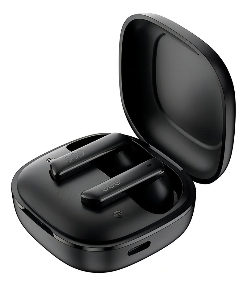 Fone Qcy Ht05 Melobuds Bluetooth 5.2 Com Cancelamento Anc Cor Preto