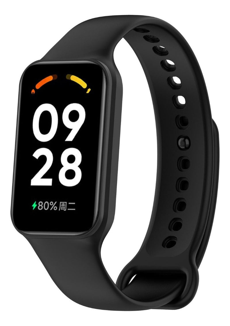 Pulseira De Silicone Colorida Para Xiaomi Mi Band 8 Active Cor Lilás