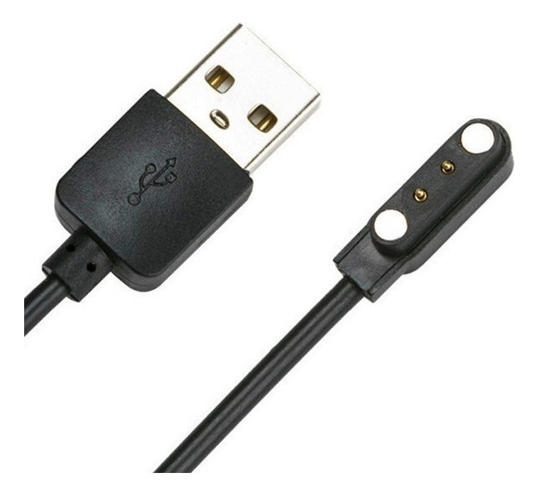 Carregador Para Relógio Smartwatch P70 P80 P68 T80 Original. Cor Preto