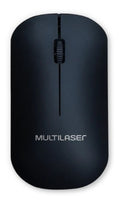 Mouse Slim Sem Fio Wireless Multilaser 1200dpi Mo307 Cor Preto