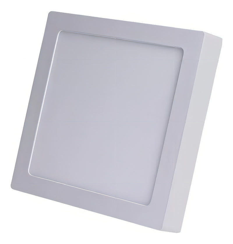 Elgin plafon painel quadrado sobrepor 24w branco frio 6500k estrutura branco-frio