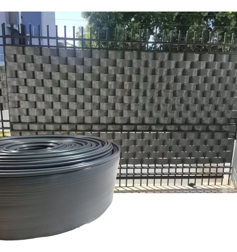 Fita Fechamento Portão 50m X 10cm + 50 Arrebite P/acabamento Cor Preto