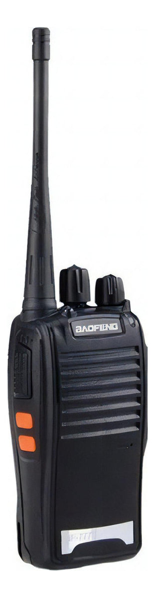1 Unidade Rádio Baofeng 777S HT 12Km Segurança Profissional Walk Talk 16 Canais UHF Recarregável Kit com Fone de Ouvido