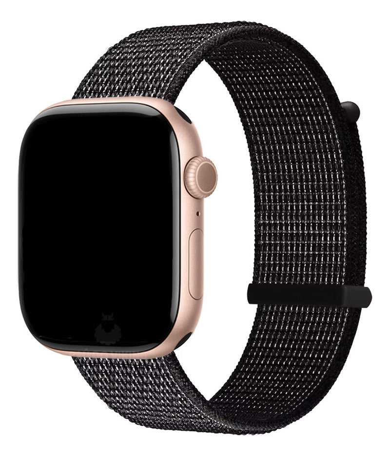 Baú do Viking pulseira Nylon Loop rosa areia compatível com Apple Watch 38/40/41/42mm