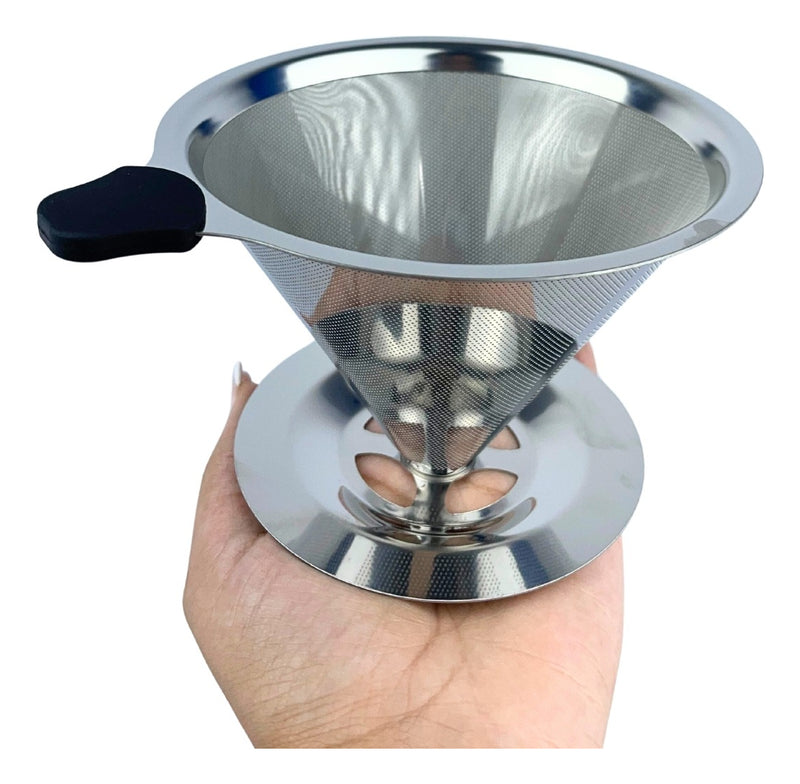 Coador Filtro de Café 103 Peneira Aço Inox Sem Uso de Papel